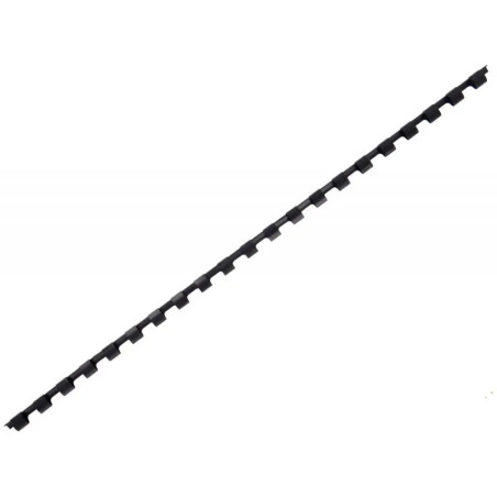 Boîte de 100 reliures plastiques couleur Ø 6mm Noir - 801837