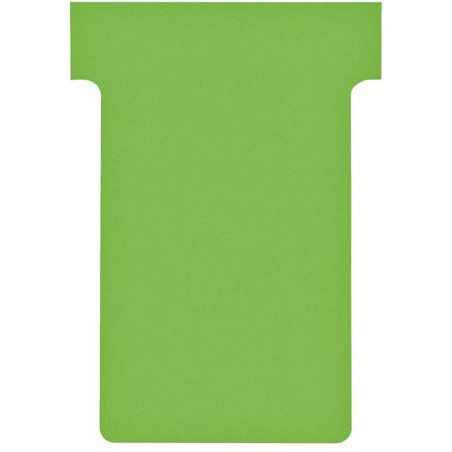 Paquet de 100 fiche planning indice 2 vert