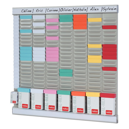 Paquet de 100 fiche planning indice 2 rouge