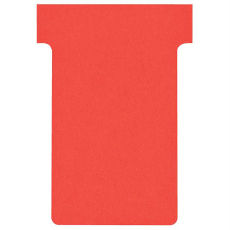 Paquet de 100 fiche planning indice 2 rouge