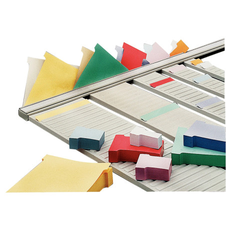 Paquet de 100 fiche planning indice 2 rouge