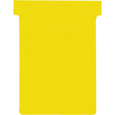 Paquet de 100 fiche planning indice 3 jaune