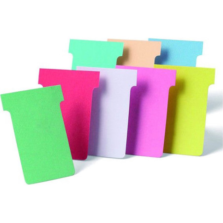 Paquet de 100 fiche planning indice 3 jaune