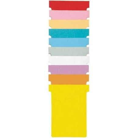 Paquet de 100 fiche planning indice 3 jaune