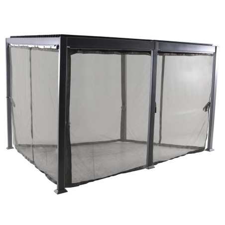 MOUSTIQUAIRE AVILA POLYESTER GRIS 400 cm x 300 cm