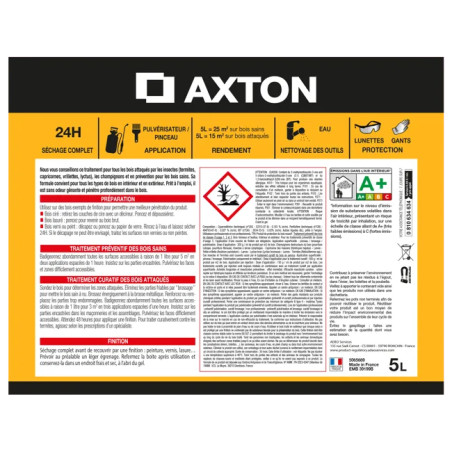 Traitement du bois multiusage AXTON 5L