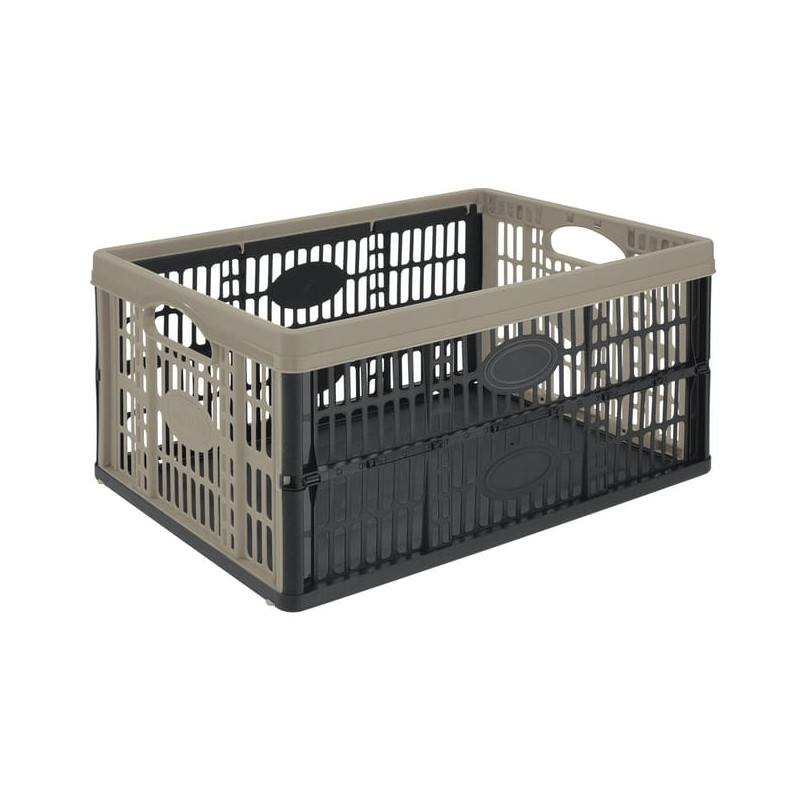 Lot de 3 caisses TONTARELLI plastique noir