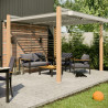 Pergola autoportante ODYSSEA aluminium effet bois