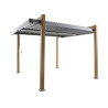 Pergola autoportante ODYSSEA aluminium effet bois