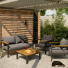 Pergola autoportante ODYSSEA aluminium effet bois