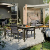 Pergola autoportante ODYSSEA aluminium effet bois