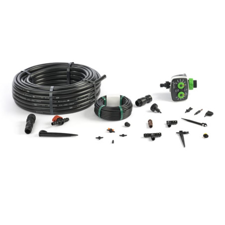 Kit irrigation automatique goutte-à-goutte XL Potager 25 prog (25M + 15M)