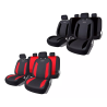 Housses de siège universelles 9 pièces rouge – LÄUFER – ADV1454