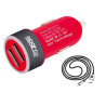 Chargeur USB avec double sortie 5V 2.4A Rouge/Noir - SPARCO - SPC4214