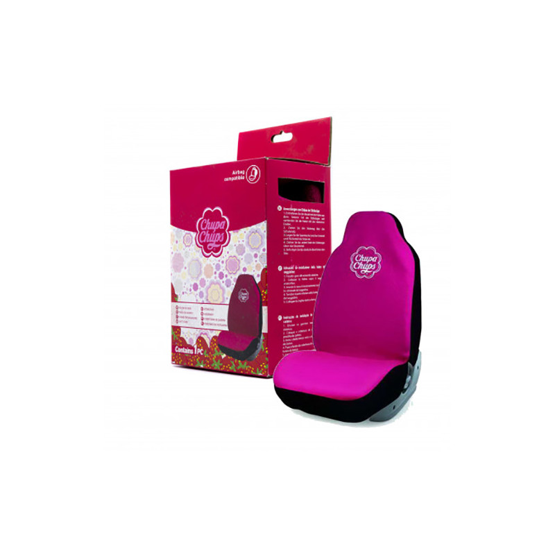 Housse de siège avant universel Rose - CHUPA CHUPS - CHP1300PK