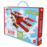 L'avion 3D L'histoire de l'aviation - SASSI JUNIOR - Dès 6 ans