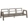 Salon de jardin - AXIOME - Beige et Praline  - 5 personnes