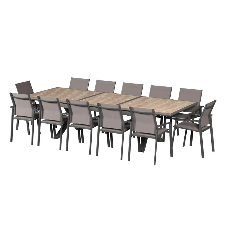 Table de jardin extensible - Axiome - HESPERIDE -  - 12 personnes