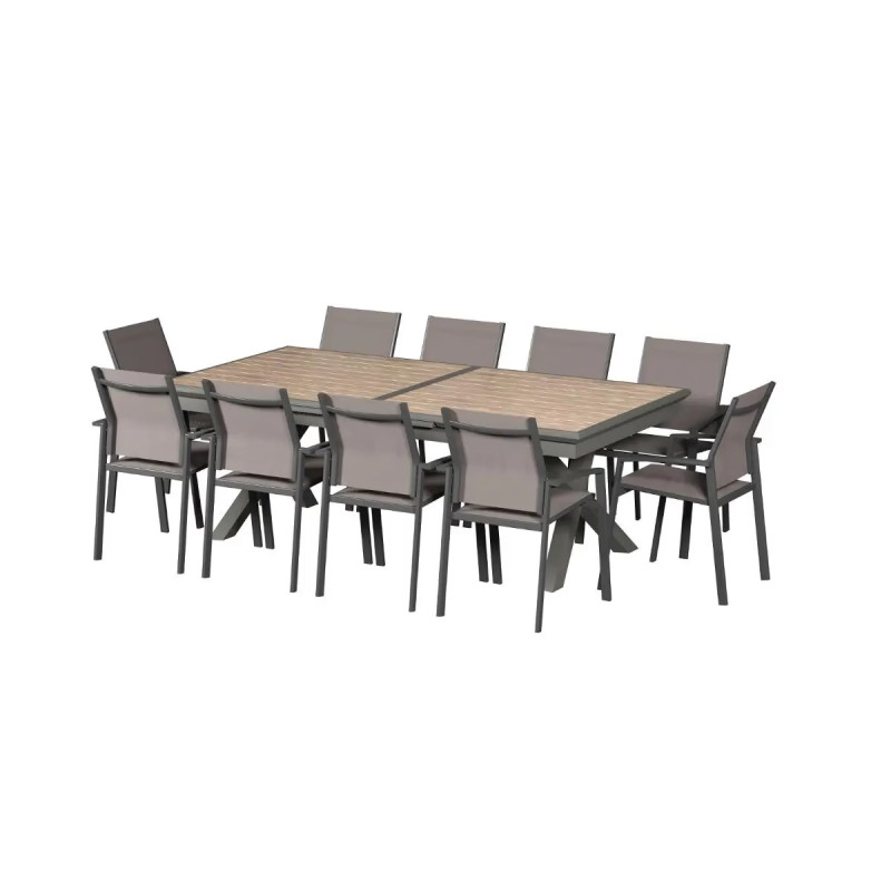 Table de jardin extensible - Axiome - HESPERIDE -  - 12 personnes