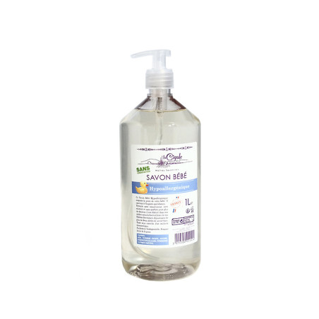Savon liquide Bébé Hypoallergénique 1L - LA CIGALE - CI40