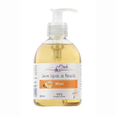 Savon liquide de Marseille Mains Miel 300mL - LA CIGALE - CI175072