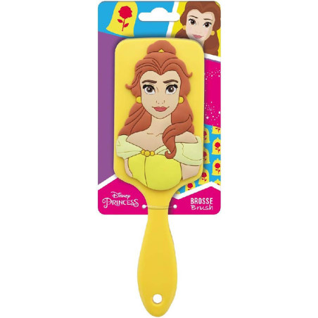Brosse à cheveux silicone 3D Belle - DISNEY - DIS7101