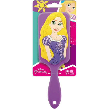 Brosse à cheveux silicone 3D Raiponce - DISNEY - DIS7104