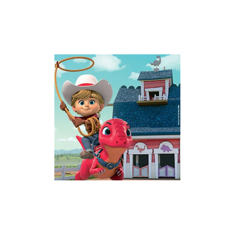 Puzzles Jon, Min Et Miguel Dino Ranch 49 Pièces x3 - RAVENSBURGER - Dès 4 ans