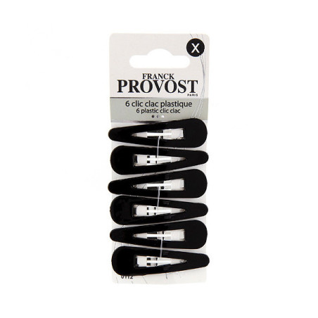 Pinces clic clac en plastique x6 - FRANCK PROVOST - FRP0112