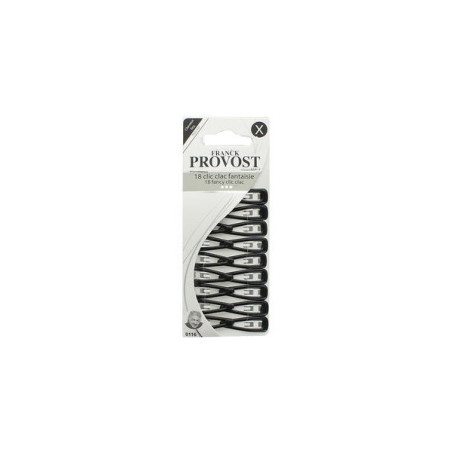 Barettes clic clac fantaisies x18 - FRANCK PROVOST - FRP0116