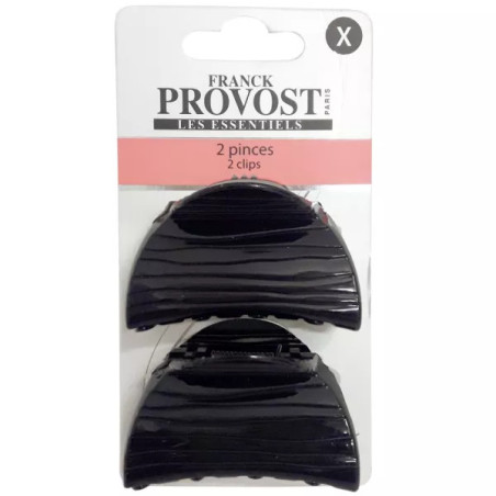 Lot de 2 pinces pour cheveux Les Essentiels Noir - FRANCK PROVOST - FRP0215