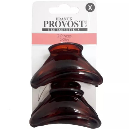Lot de 2 pinces clip Les Essentiels Noir - FRANCK PROVOST - FRP0217
