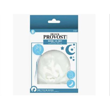 Bonnet nuit de protection Blanc satin - FRANCK PROVOST - FRP0120