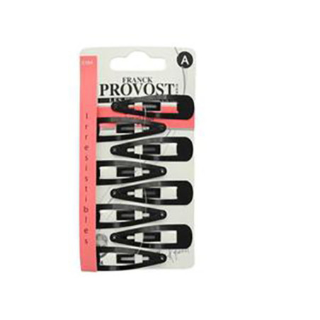 Pinces en métal clic clac Xpert Pro 8 pièces Noir - FRANCK PROVOST - XPR0384