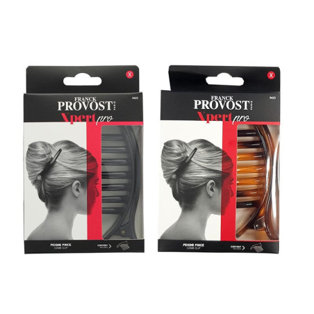 Pince à peigne Xpert Pro Noir écaille - FRANCK PROVOST - XPR0423