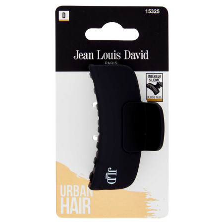 Pince à cheveux en silicone Urban Hair Noir - JEAN LOUIS DAVID - JLD15325