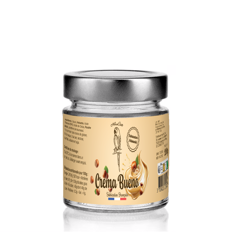 Pâte à tartiner Crema Bueno aux noisettes 200g - ARACAO - ARC314360