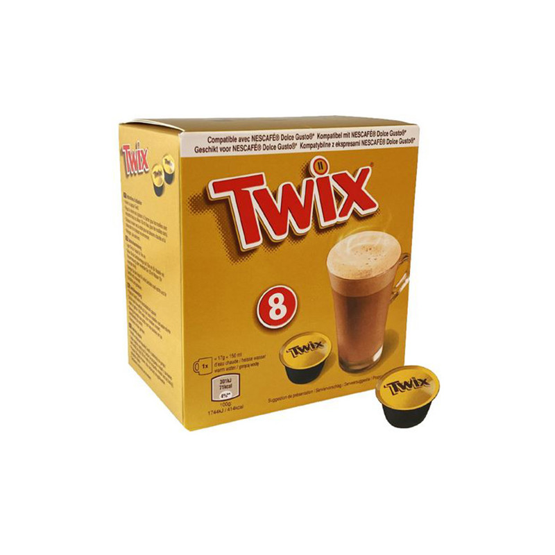 Capsules de chocolat chaud Dolce Gusto 8x15g - TWIX - MR790961