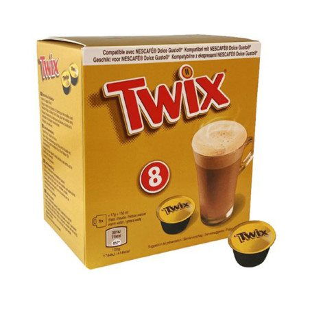 Capsules de chocolat chaud Dolce Gusto 8x15g - TWIX - MR790961