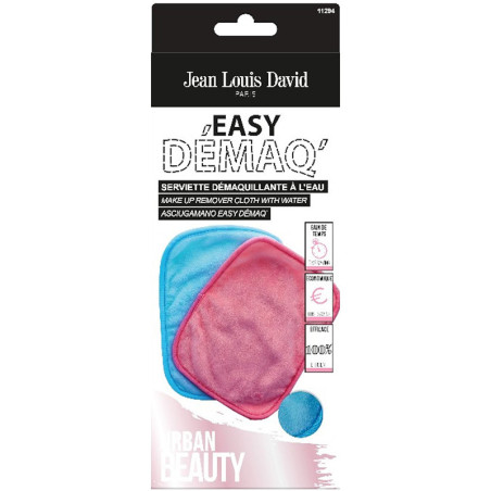 Serviette démaquillante à l'eau Easy Démaq Urban Beauty - JEAN LOUIS DAVID - JLD11294