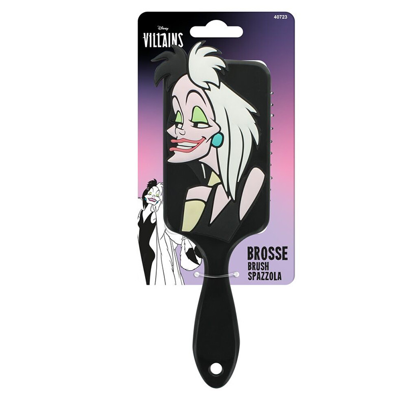 Brosse à cheveux 3D Villains Cruella - DISNEY - DIS40723