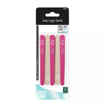Limes à ongles en carton Urban Care 60 pièces - JEAN LOUIS DAVID - JLD11022