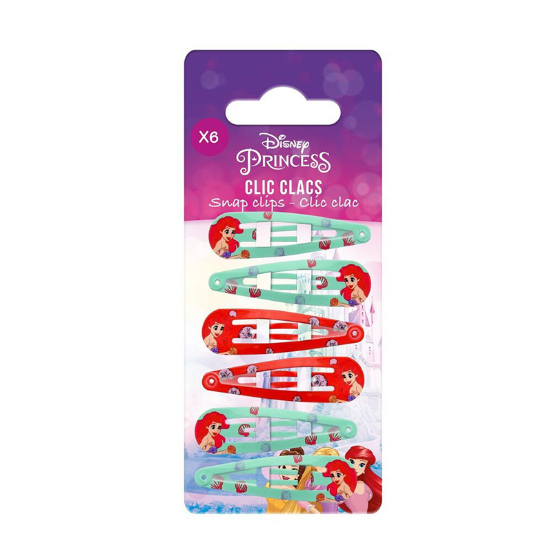 Lot de 6 épingles à cheveux Princess Assortis - DISNEY - DIS40746