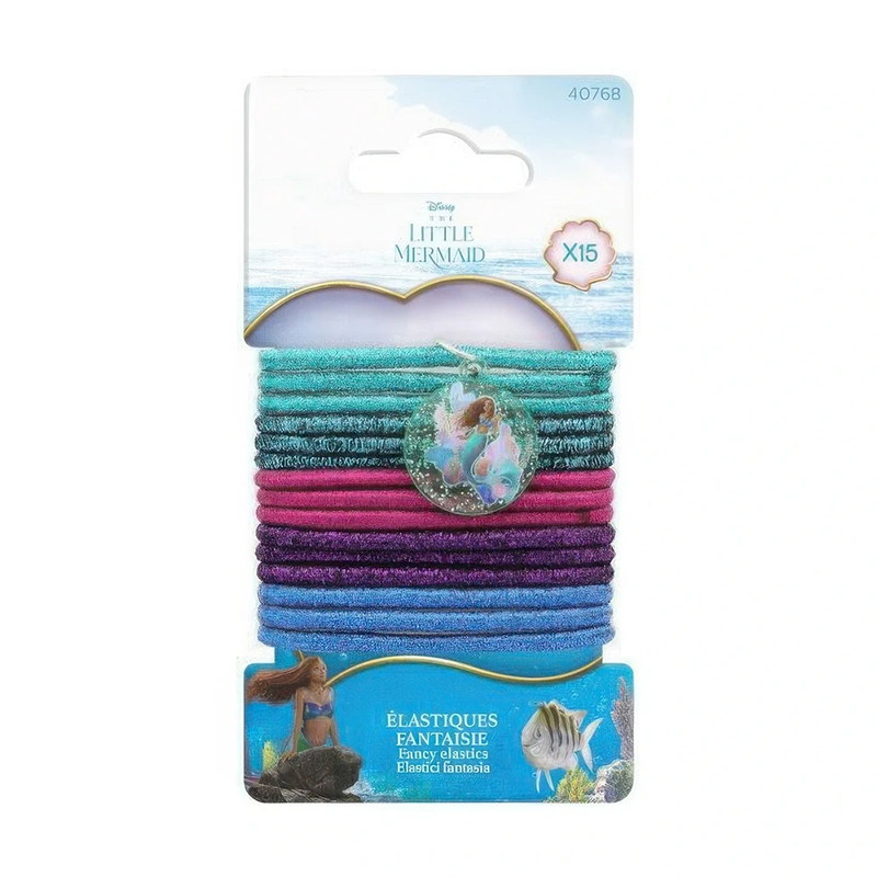 Lot de 15 élastiques Fantaisie La Petite Sirène - DISNEY - DIS40768