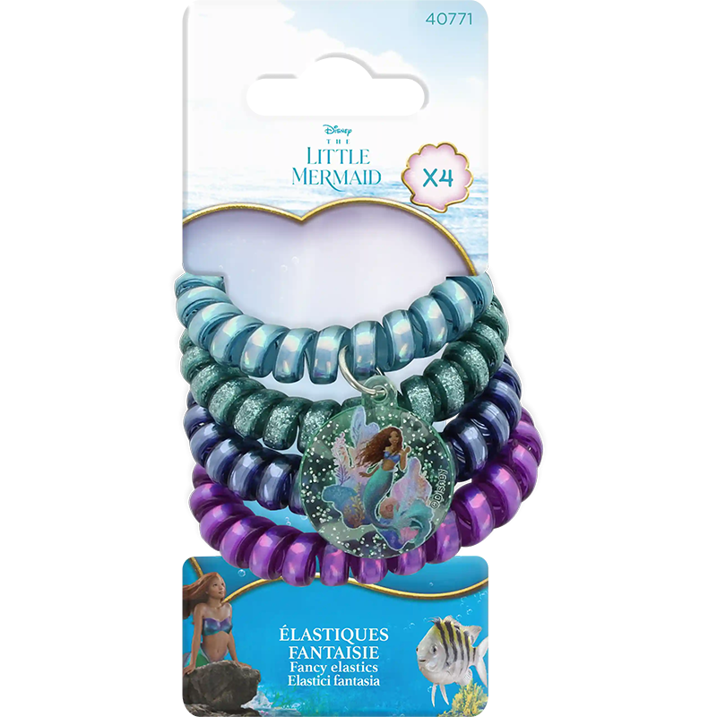 Élastiques à cheveux spirales La Petite Sirène - DISNEY - DIS40771