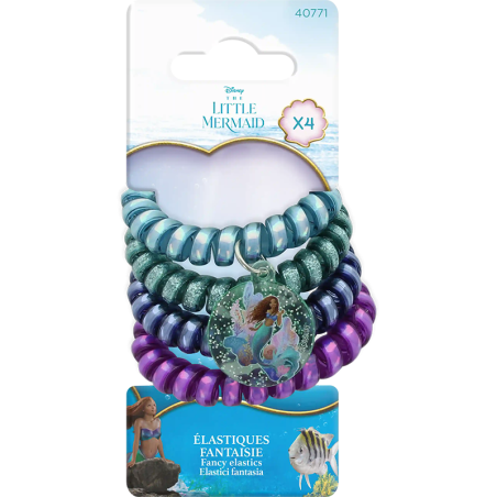 Élastiques à cheveux spirales La Petite Sirène - DISNEY - DIS40771