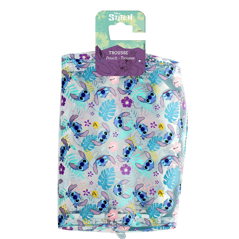 Trousse de toilette transparente Stitch - DISNEY - DIS40811