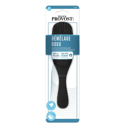Brosse à cheveux souple Démêlage Doux Noir - FRANCK PROVOST - FRP0061