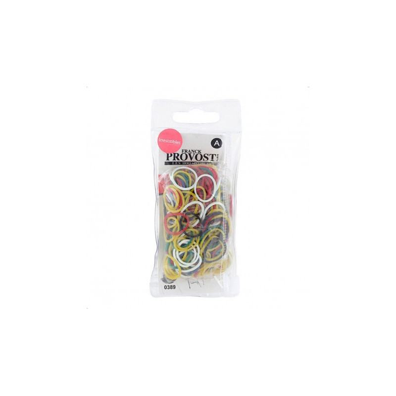 Bouts de nattes caoutchouc Colorés - FRANCK PROVOST - FRP0389