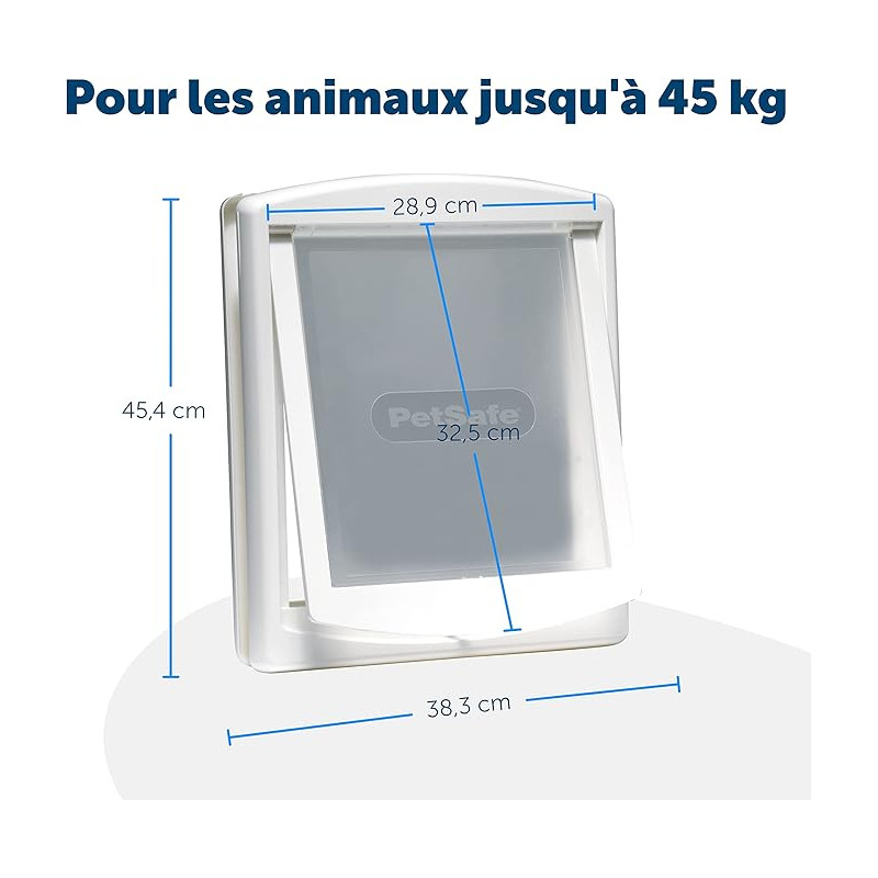 Chatière Staywell Original 760 2 voies talle L Blanc - PETSAFE - PECOL888